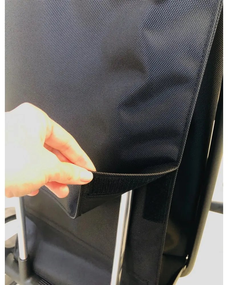 Gurulós bevásárlótáska 53 l Com Tweed Polar Black Tube – Rolser