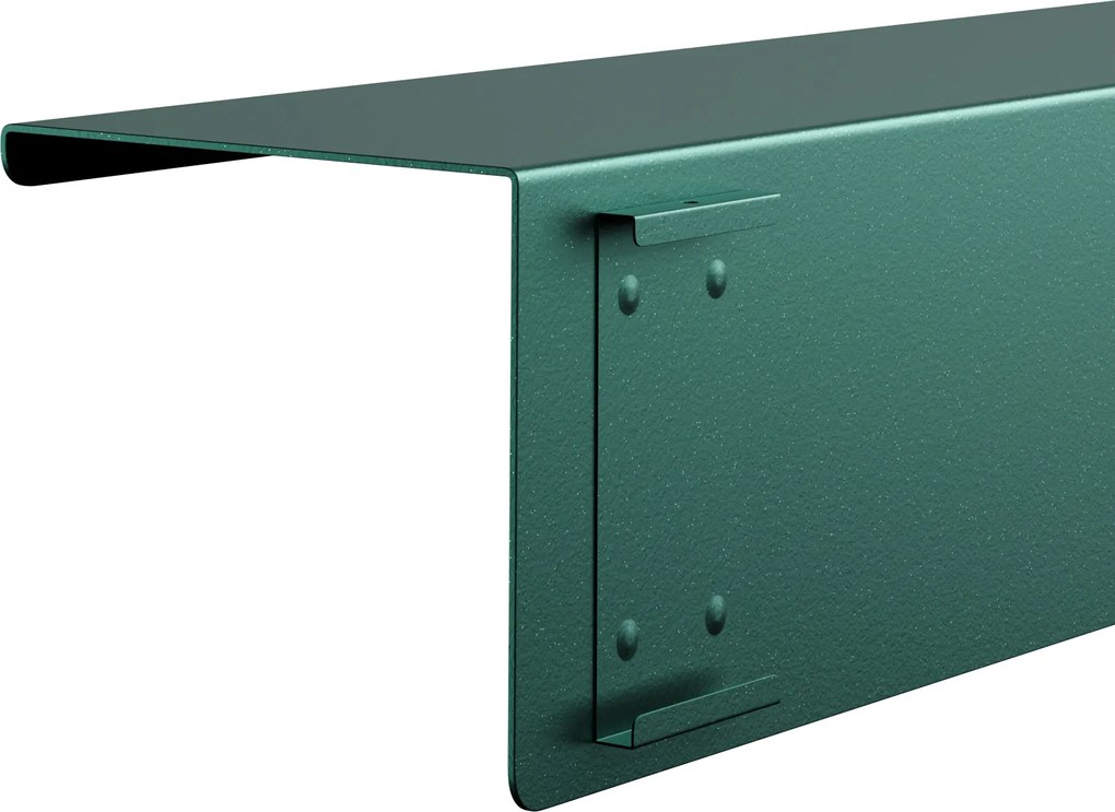 Fali polc JOANNE 400 mm, Modern: palackzöld