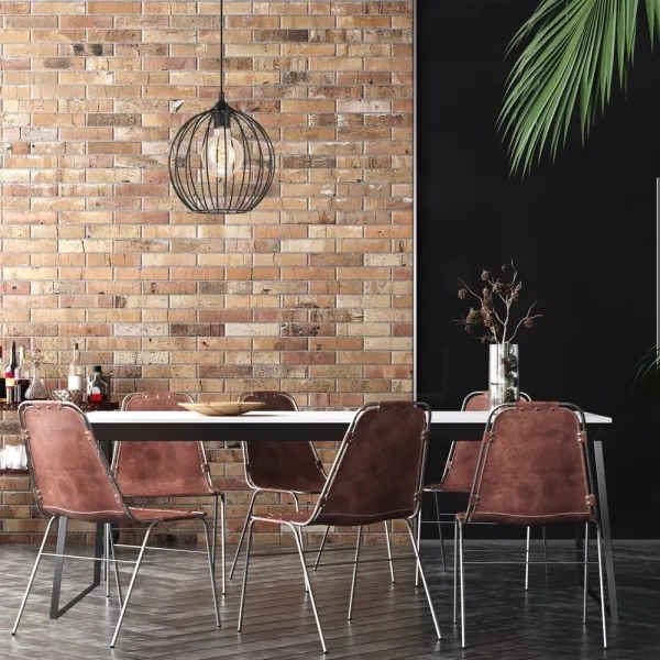 Csillár zsinóron ZOYA 1xE27/60W/230V fekete