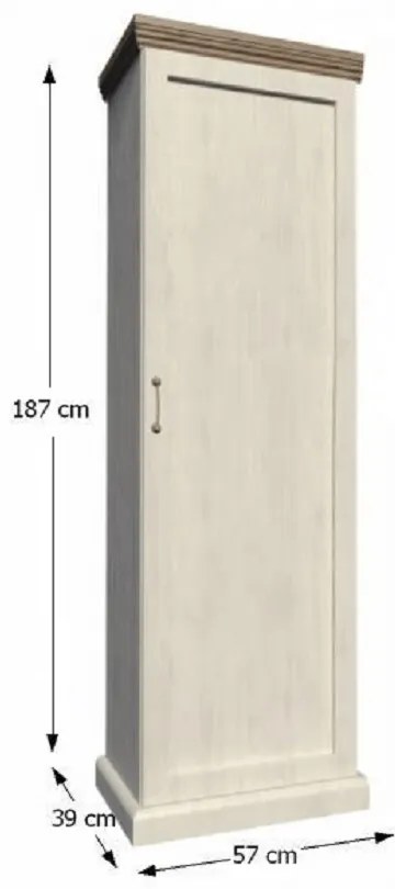 Polcos szekrény Regnar S1D. 779500