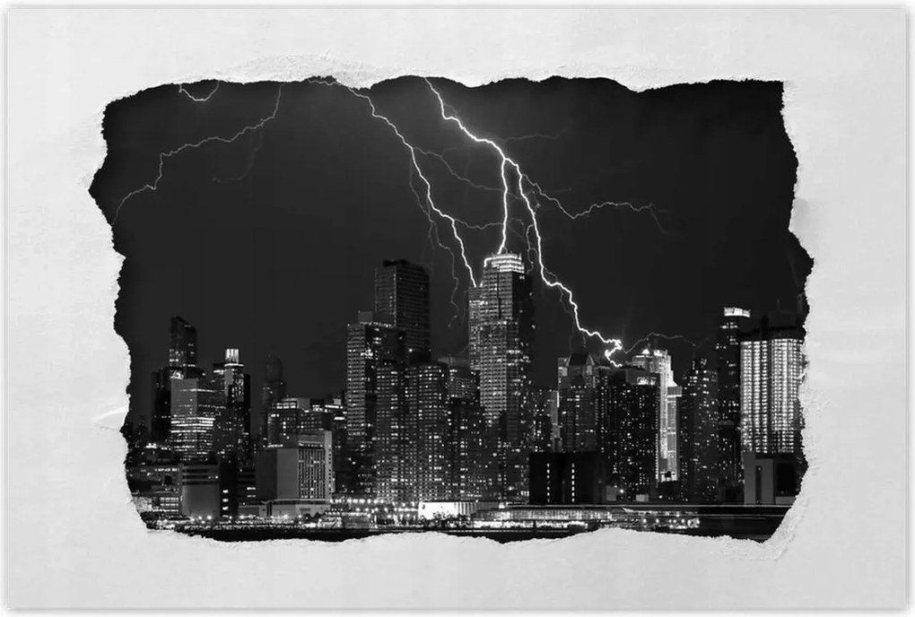 Poszterek 90x60 Villámok New Yorkban