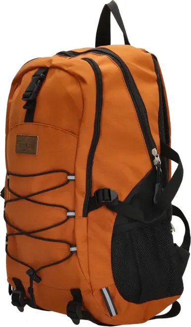 Narancssárga tágas iskolai hátizsák „Grip”