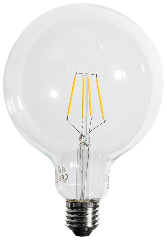 5 darabos E27 3 fokozatban dimmelhető LED spirál izzószálas G125 4W 450 lm 2700K