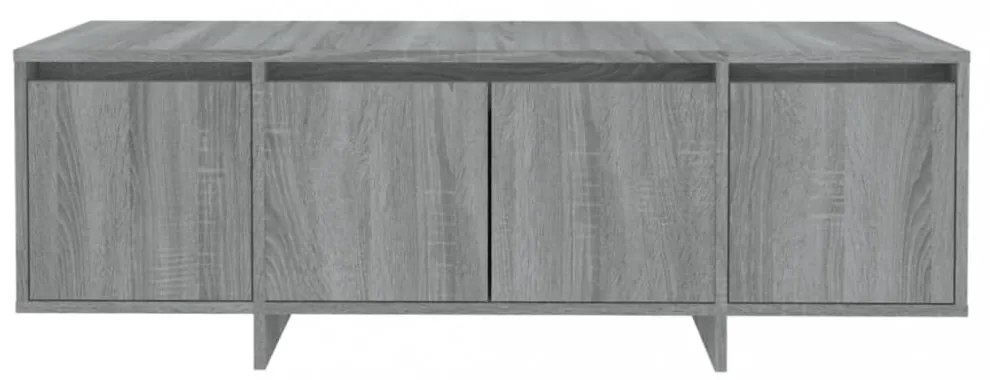 szürke sonoma színű szerelt fa TV-szekrény 120x30x40,5 cm
