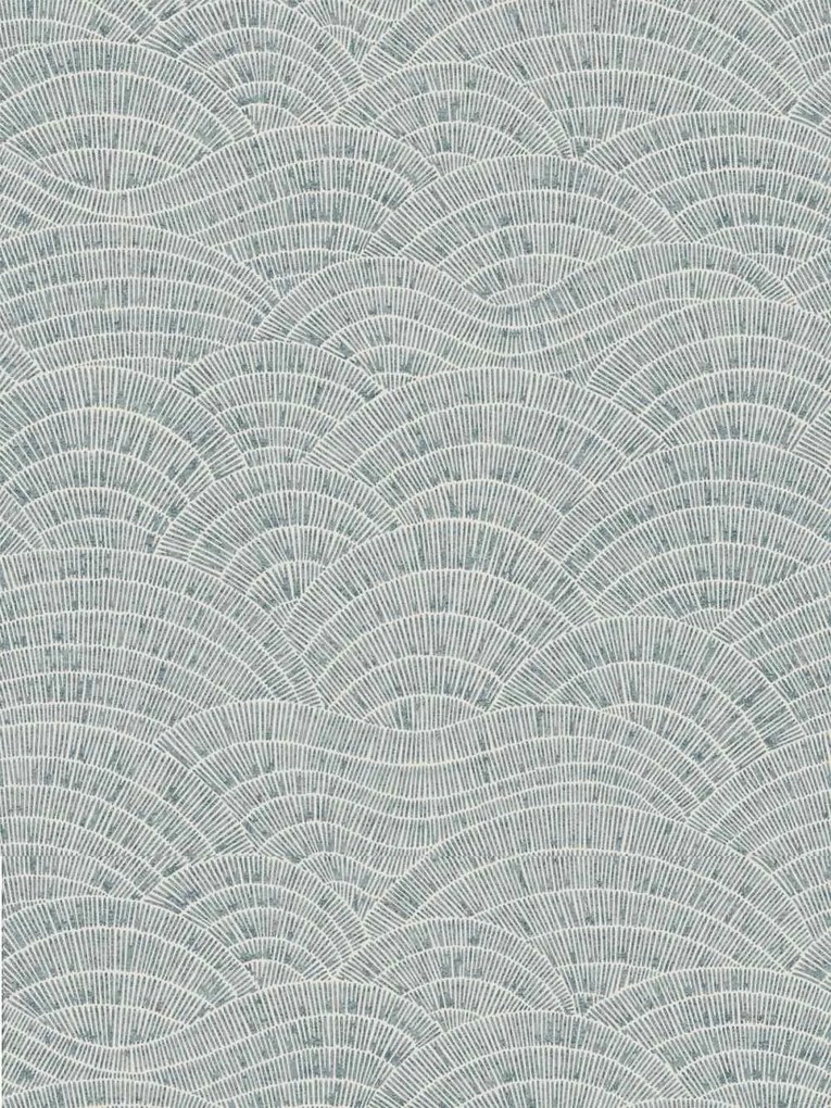 Esselle Home Elemental Dalty drapp-kék hullámos texturált vlies tapéta – 100626EH