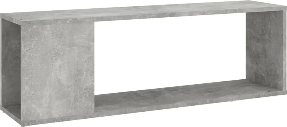 vidaXL betonszürke szerelt fa TV-szekrény 100 x 24 x 32 cm