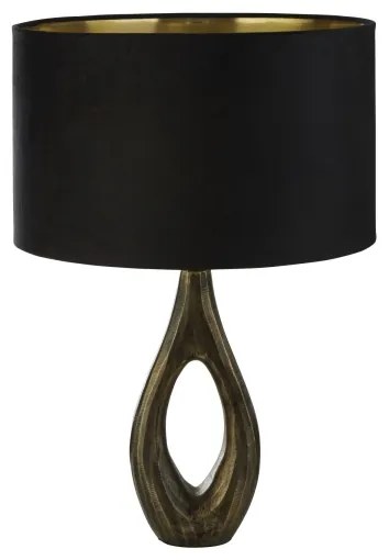 Searchlight EU86531BK - Asztali lámpa BUCKLOW 1xE27/40W/230V réz