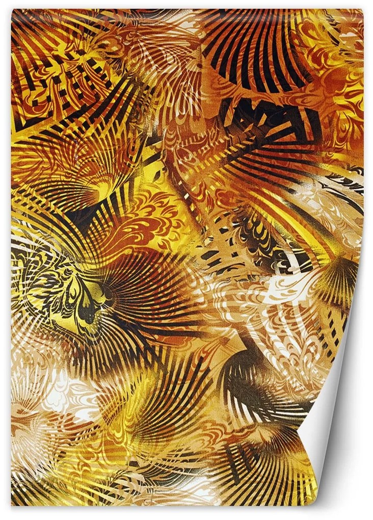 Gario Fotótapéta Afrikai minták Anyag: Vlies, Méret: 150 x 210 cm