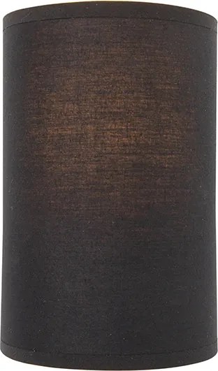 Modern fali lámpa fekete és arany - Simple Drum