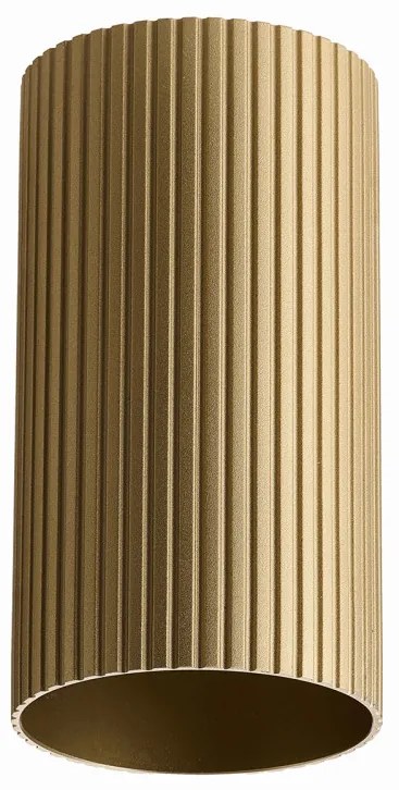 LUCAS RIBBED TUBE 9 ANODISED GOLD