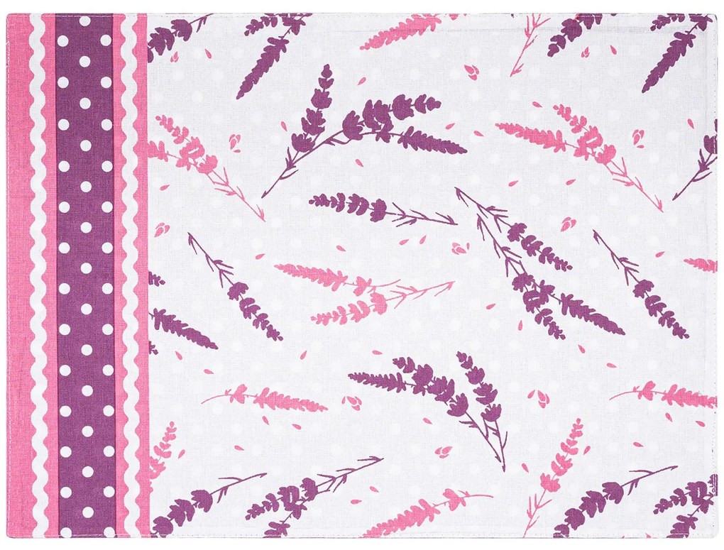 Kedvező árú szett Levendula terítő 2022, 33 x 45cm, 4 db