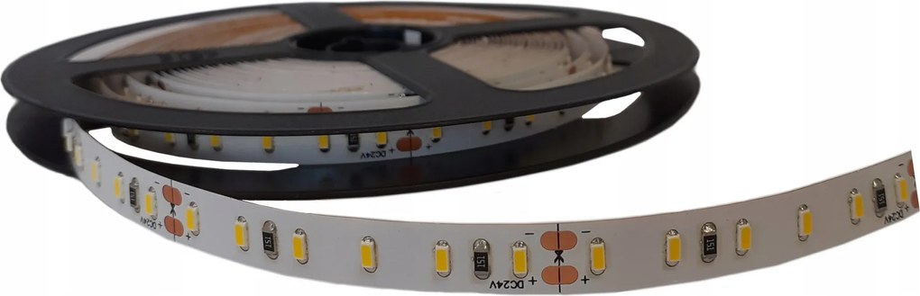 24V 120 Led szalag SMD3014 IP20 semleges fehér 1m Sűrű
