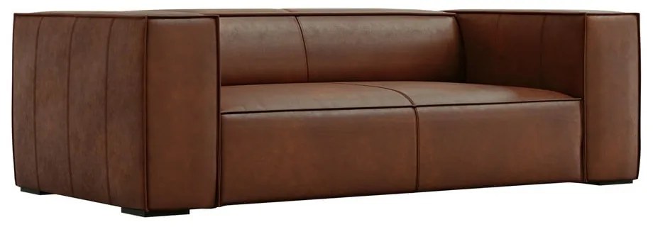 Konyakbarna bőr kanapé 212 cm Madame – Windsor &amp; Co Sofas