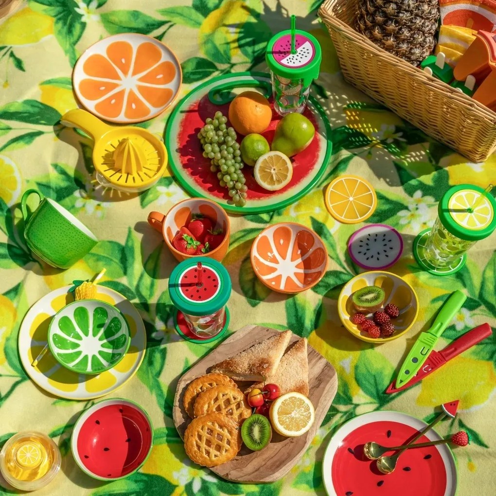 Altom Tropicana kerámia tányérkészlet narancs 20 cm, 2 db