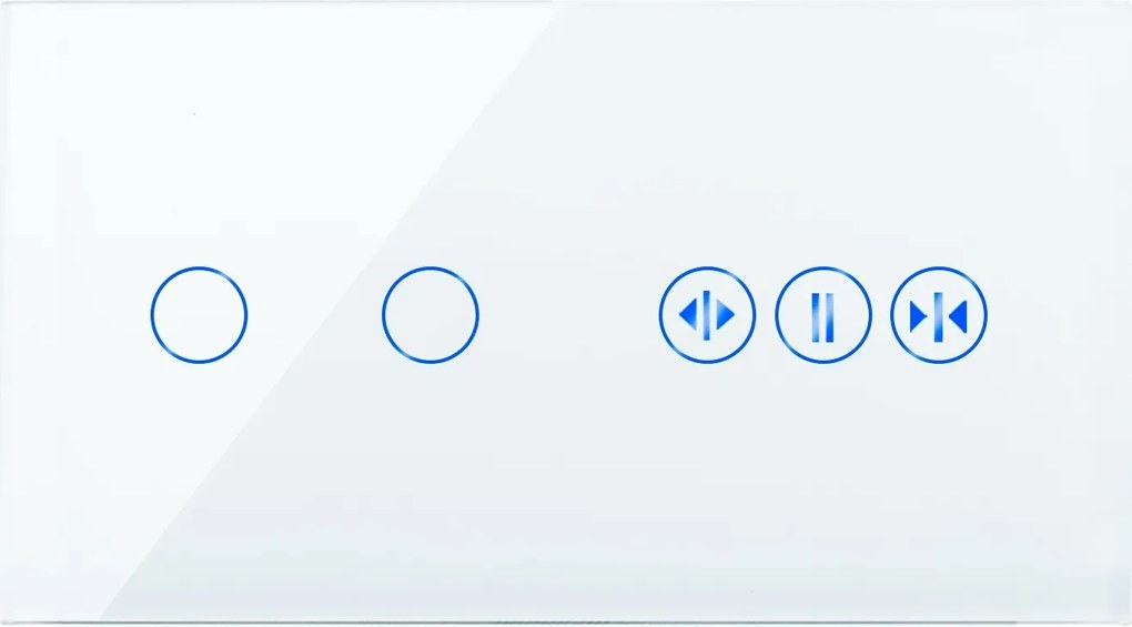 Érintőkapcsoló Redőny Vezérlő Kapcsoló Dupla Kapcsoló 2K
