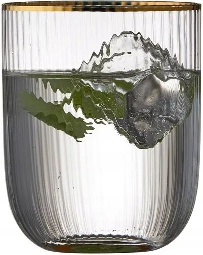 Lyngby Glass Palermo Vízpohár 350 ml 4 db Arany