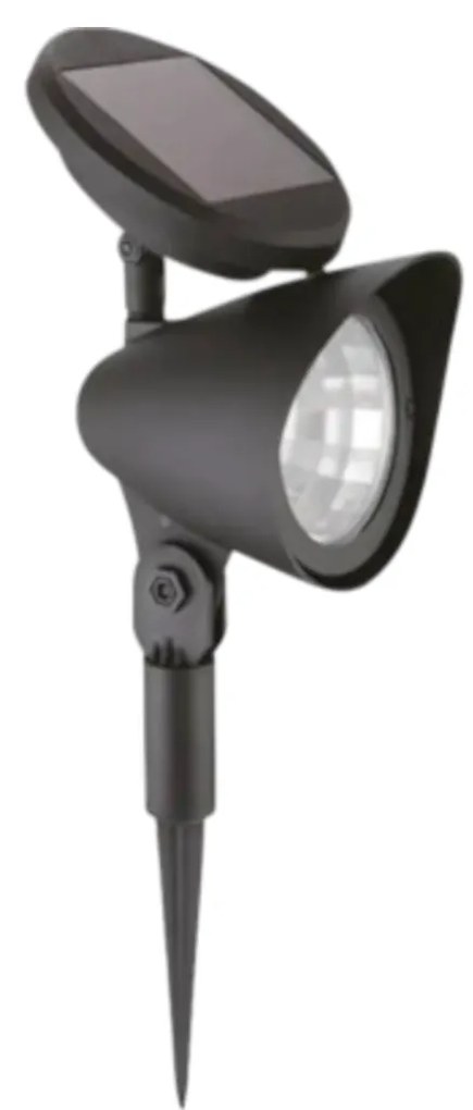 ENTAC SZOLÁR KERTI LÁMPA REFLEKTOR 32 CM 3LED