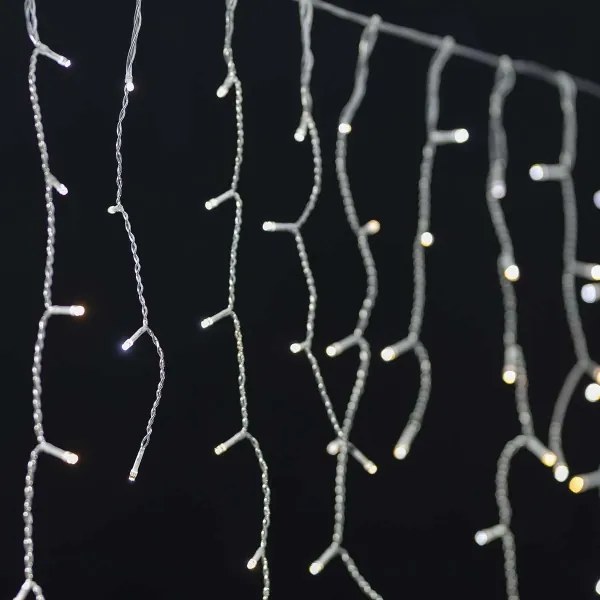 Nedis WIFILXC03W400 - LED Karácsonyi függöny 400xLED/8 funkció 11m IP65 Wi-Fi Tuya