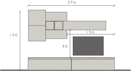 Infinity 2.0 8 db-os szett bézs / Cadiz tölgy