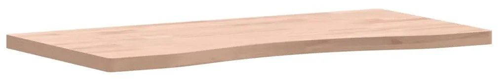 tömör bükkfa íróasztallap 80 x (36-40) x 2,5 cm