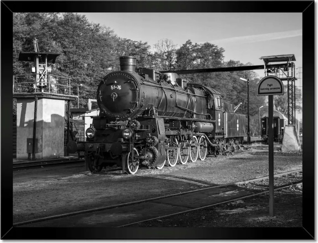 Poszterek keretben 40x30 Gőzmozdony Wolsztynból