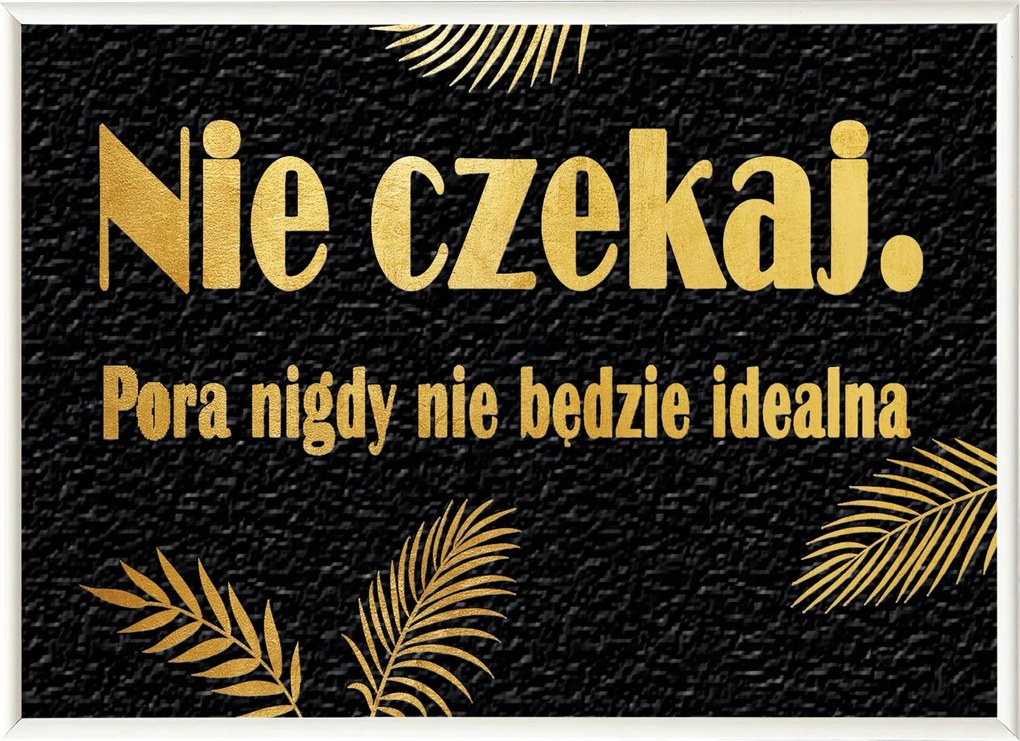 Fali poszter keretben 21x30 IdézetSzerencsére