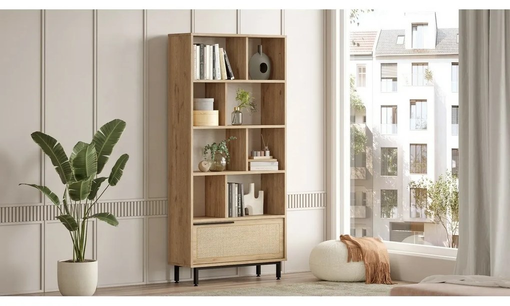 One Walnut and Oak könyvtár