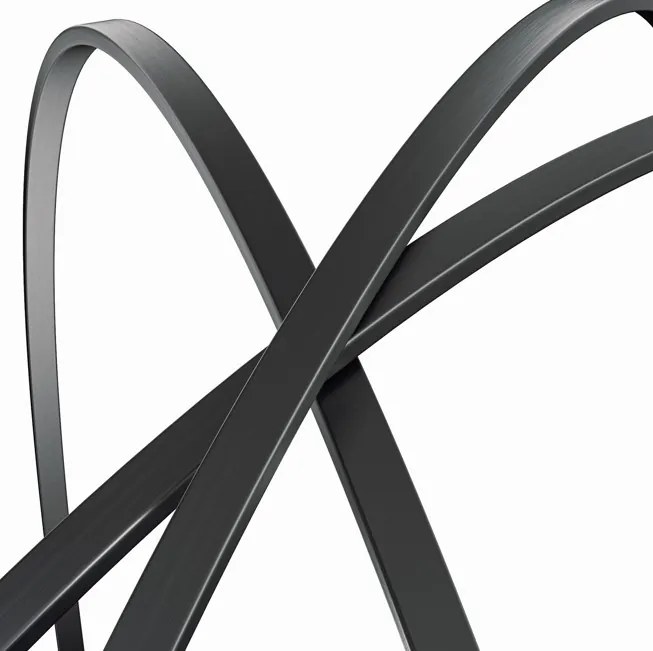 Erga Round, kerek tükör 90cm, fekete kerettel, ERG-V01-ROUND-9090-BK