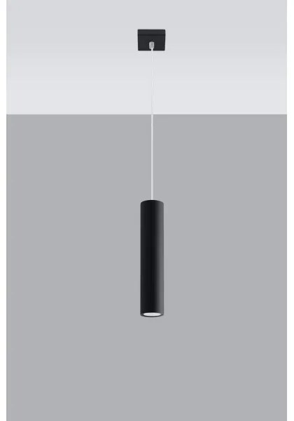 Sollux SL.0327 - Csillár zsinóron LAGOS 1 1xGU10/10W/230V fekete