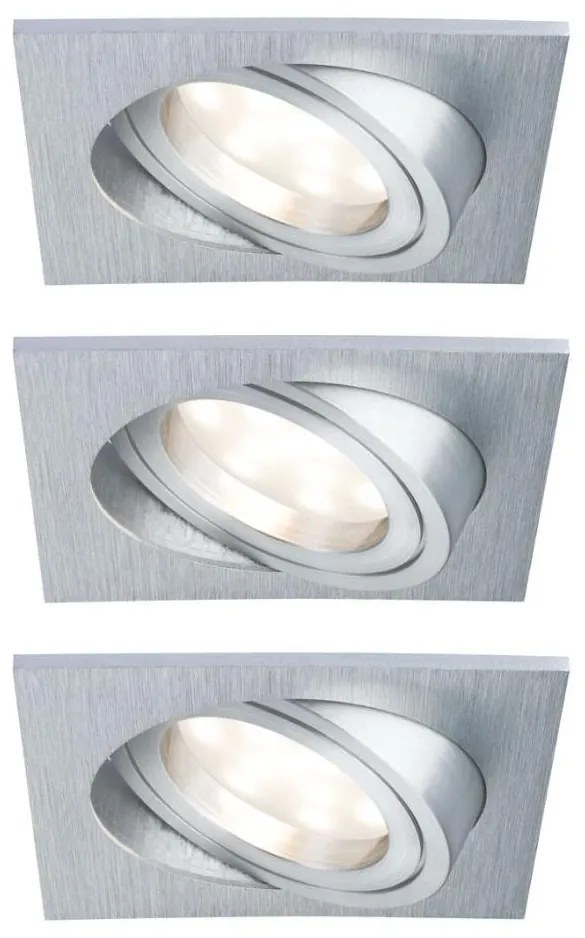 Paulmann Paulmann 92799 - KÉSZLET 3x LED/6,8W IP23 Fürdőszobai beépíthető lámpa COIN 230V W4451