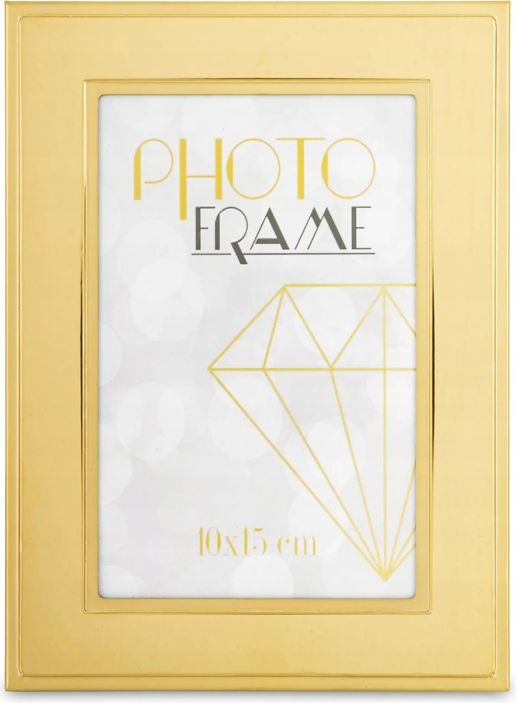 Arany képkeret elegáns 10x15cm luxus dekoratív glamour ajándék