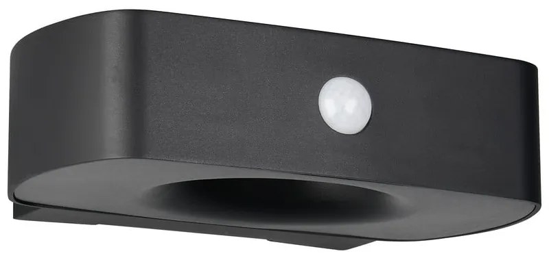 Napelemes LED fali kültéri lámpa (magasság 6 cm) Bilbao – Reality