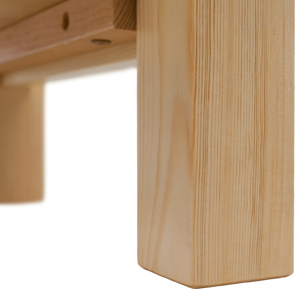 Éjjeliszekrény, masszív/természetes, FOSIL