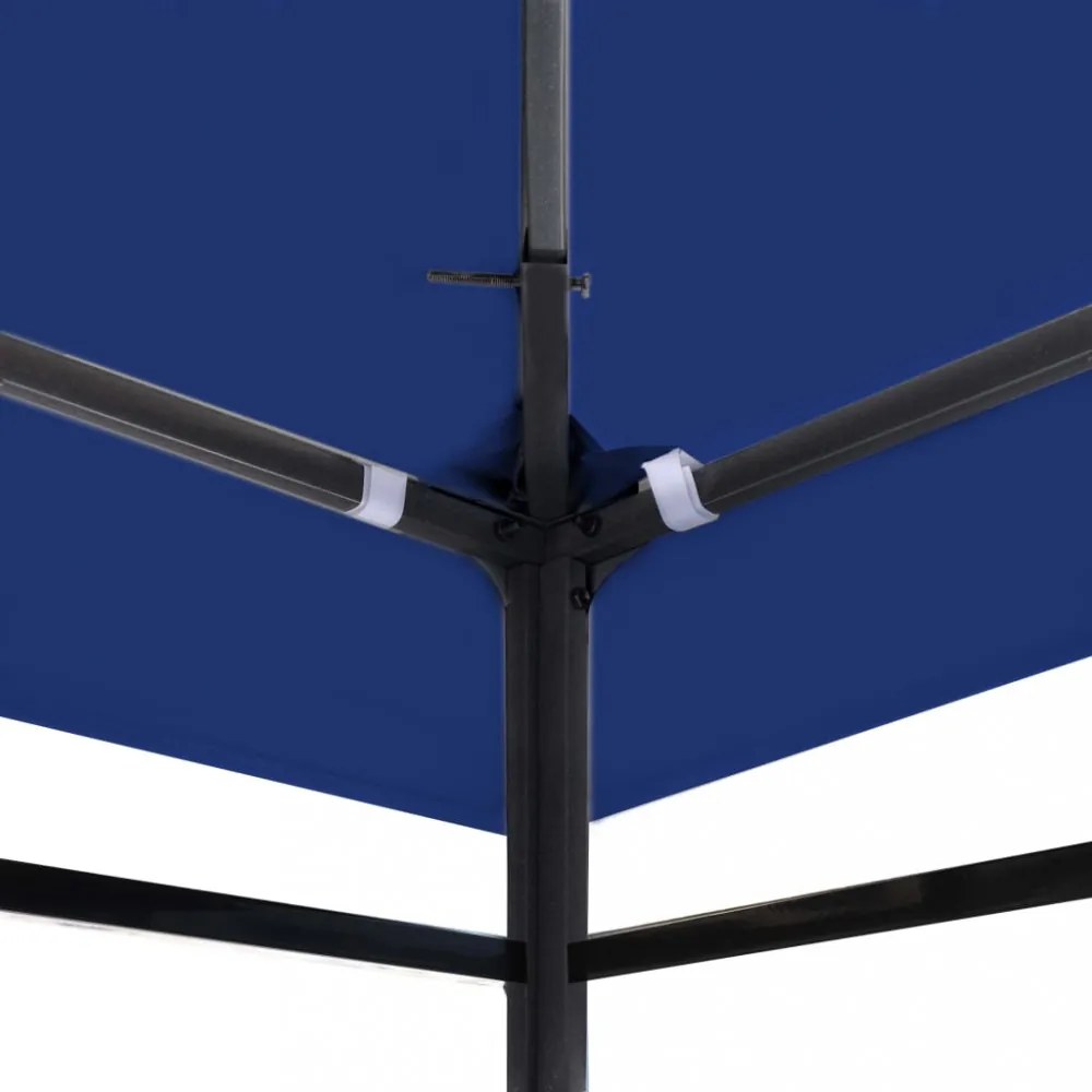 kék pavilon tetőponyva 310 g/m², 3 x 3 m