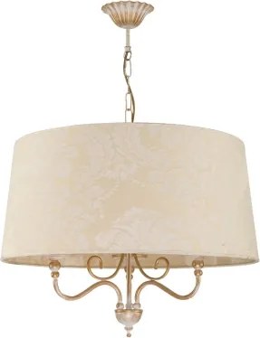 Brilagi - Láncos csillár SONIA 3xE27/15W/230V átm. 56 cm krémszínű/patina