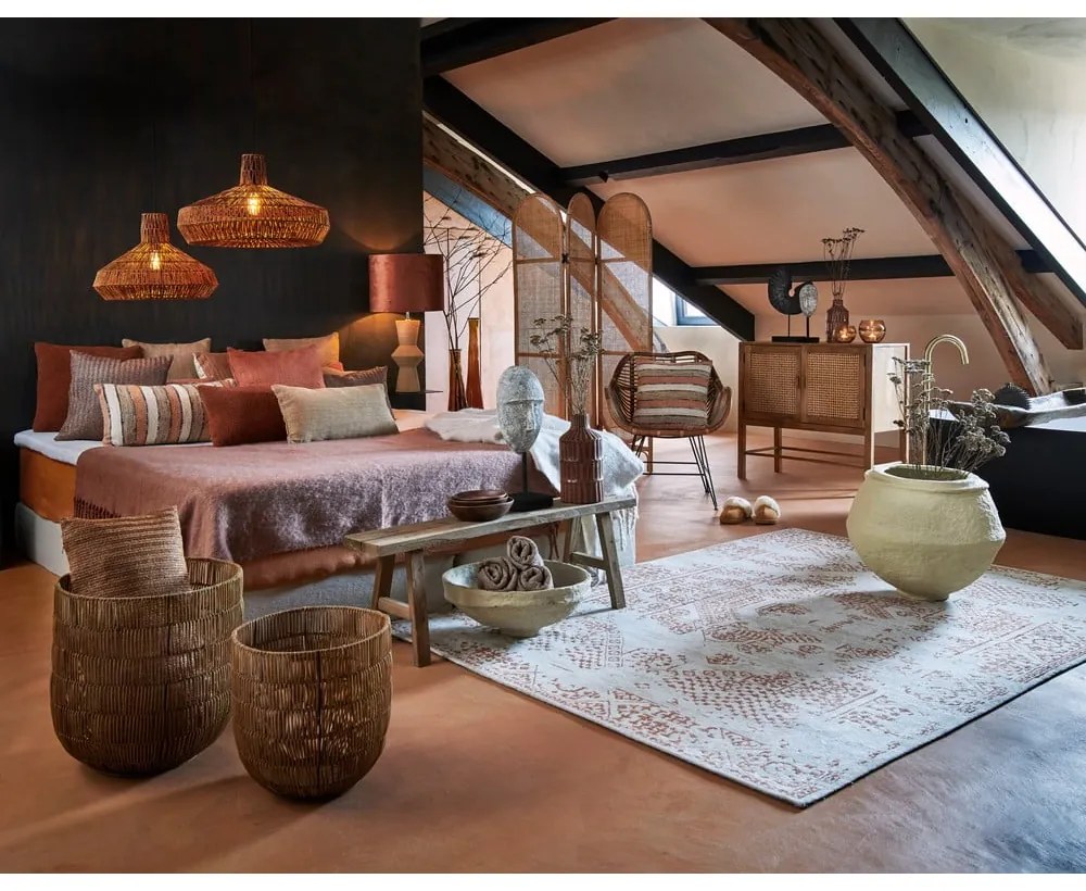 Rattan paraván Herwin - Light & Living