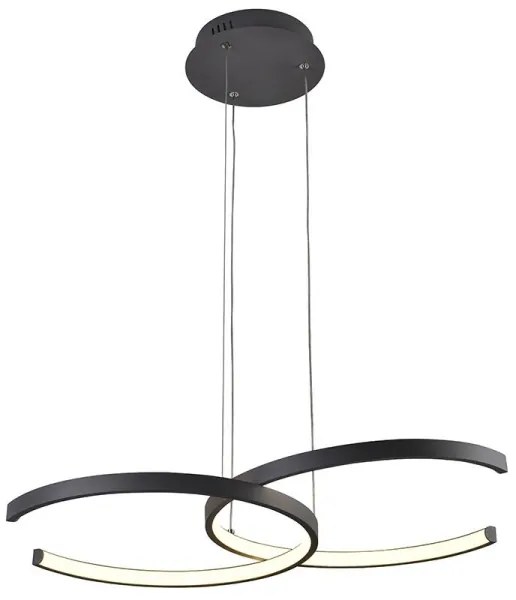 LED dimmelhető függeszték kábellel LED/50W/230V 3000-6500K + távirányító