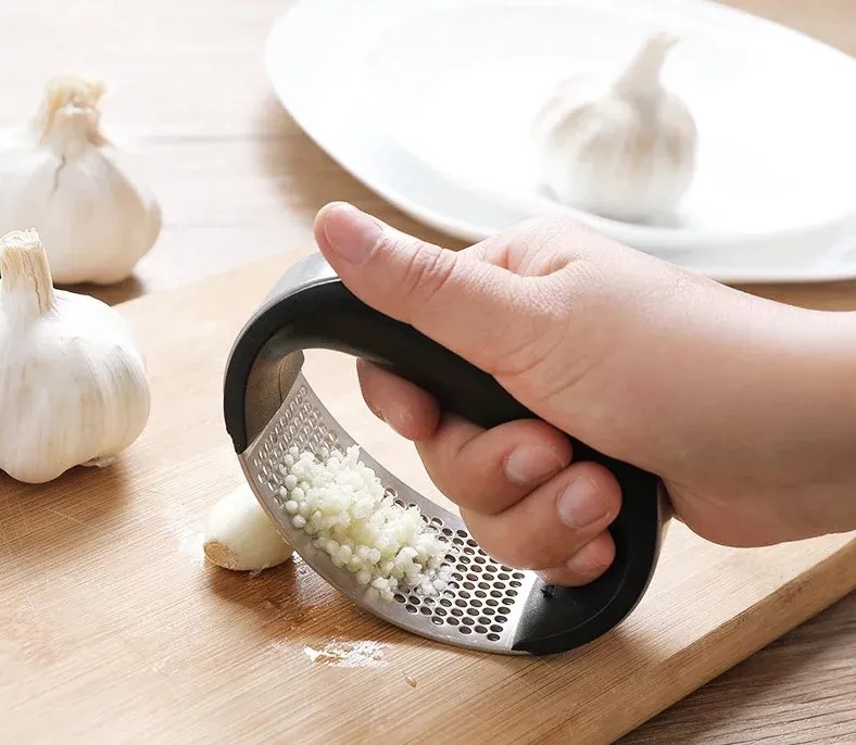 Zaparkorun Rozsdamentes acél fokhagymaprés