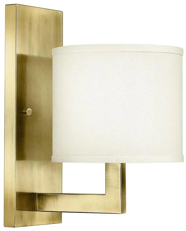 Hinkley HK-HAMPTON1-BB - Fali lámpatest HAMPTON 1xE27/60W/230V aranyszínű