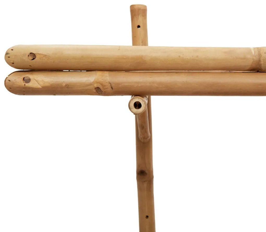 Falifiók polcokkal tárolóval Barna 75 x 26 x 60 cm bambusz