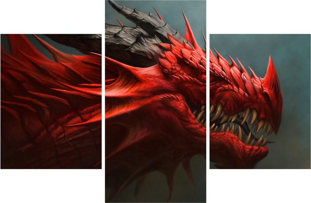 Kép - Sárkány (90x60 cm)