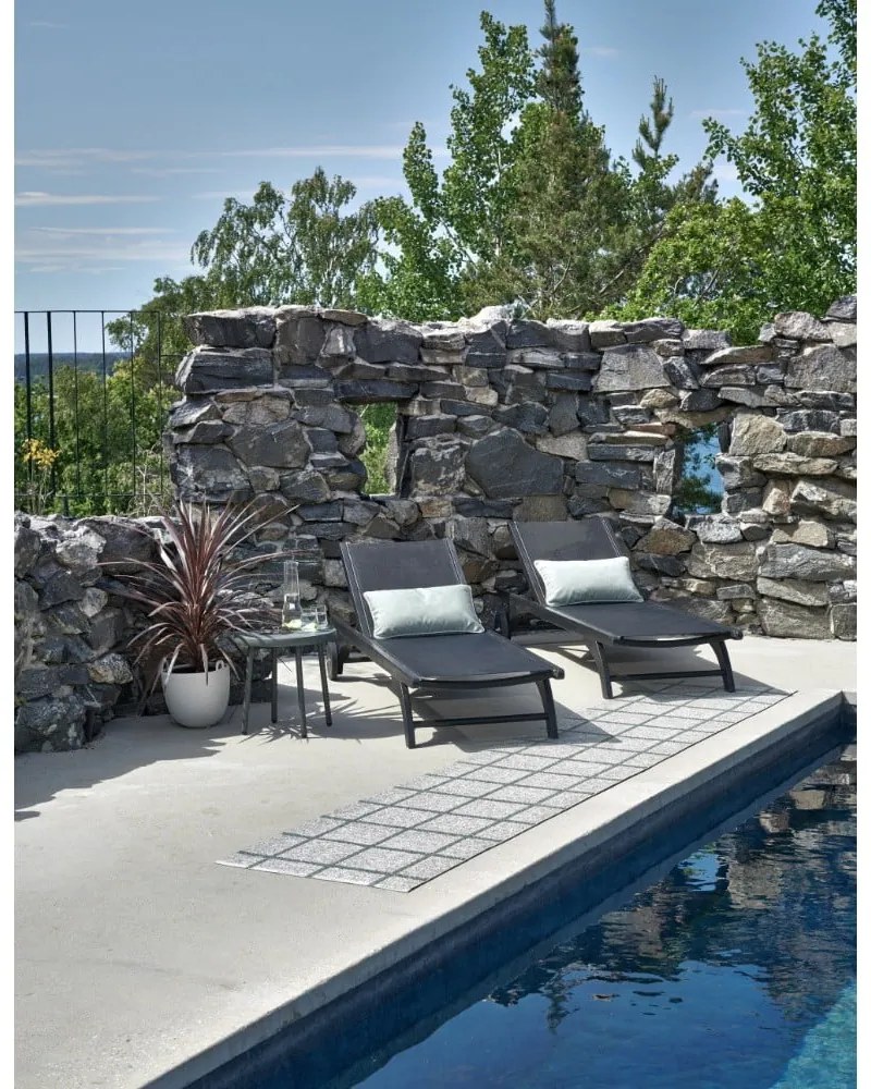 Kültéri párna 38x58 cm Sunny Pale Turquoise – Pappelina