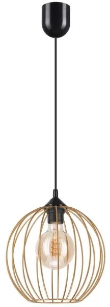 Csillár zsinóron ZOYA 1xE27/60W/230V sárgaréz