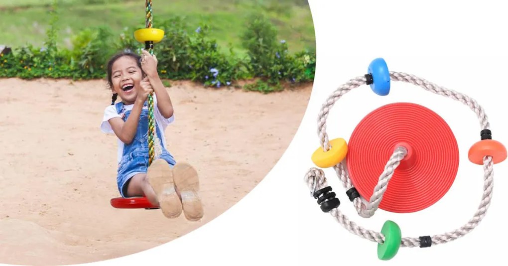 2in1 mászókötél és hinta gyerekeknek