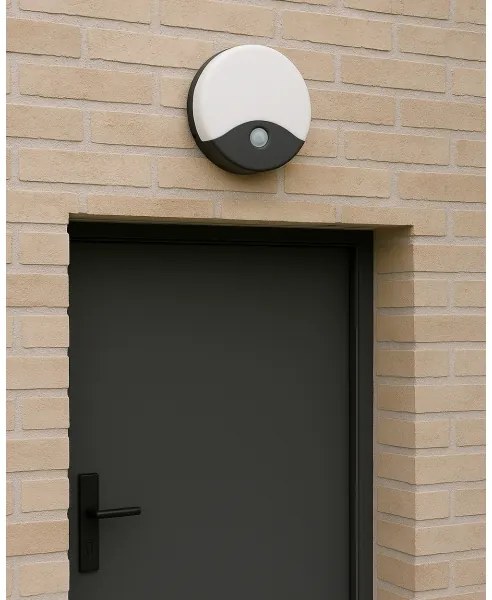 Kültéri LED fali lámpatest mozgásérzékelővel LED/18W/230V IP44 antracit