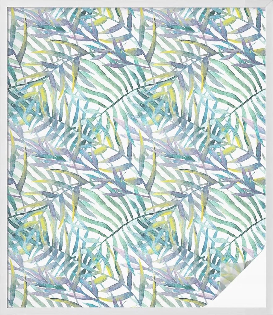 Ablakfólia öntapadós adatvédelem Trópusi akvarell 100x116