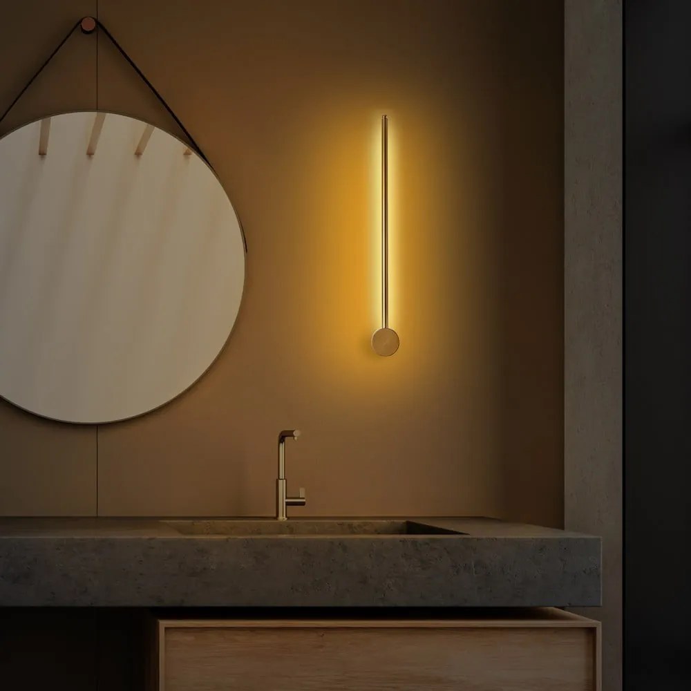 Aranyszínű LED fali lámpa Sword – Opviq lights