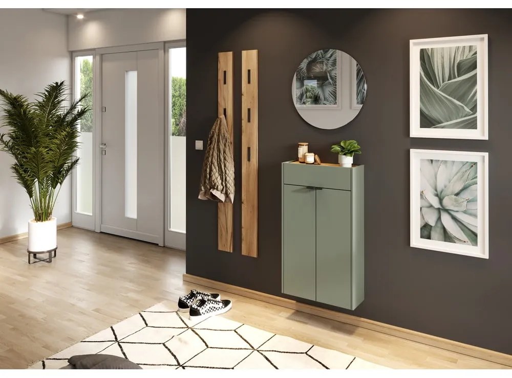 Zsályaszínű szekrény 56x97x22 cm Ameca – Germania