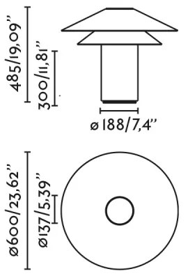 FARO 20069 - Asztali lámpa SHAN 1xE27/15W/230V pergamenpapír krémes