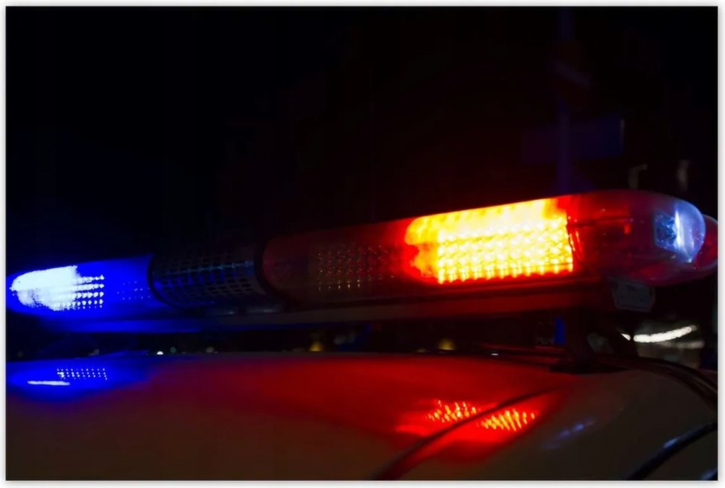 Poszterek 120x80 Rendőrségi éjszakai fények